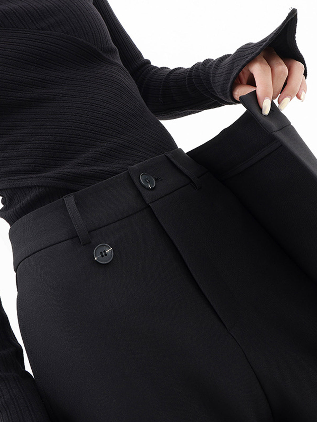 Maelys | Women’s Cross-Front Drape Palazzo Pants