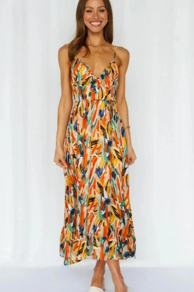 Ingrid | Women’s Flowy Summer Midi Dress