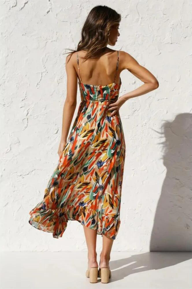 Ingrid | Women’s Flowy Summer Midi Dress