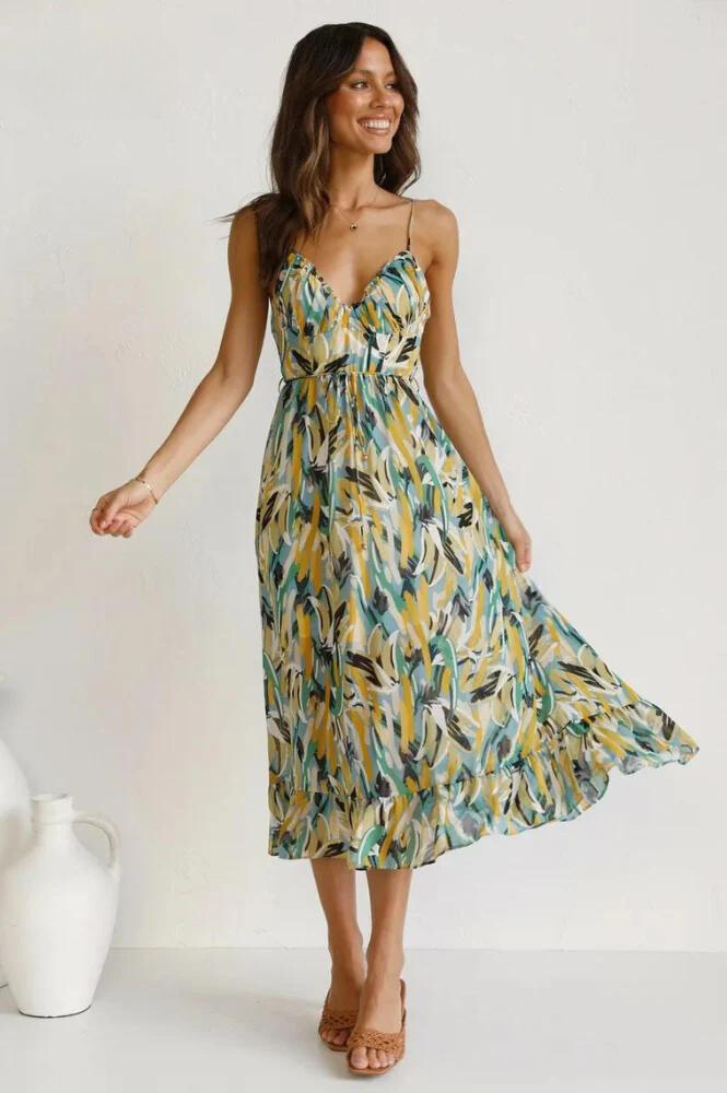 Ingrid | Women’s Flowy Summer Midi Dress