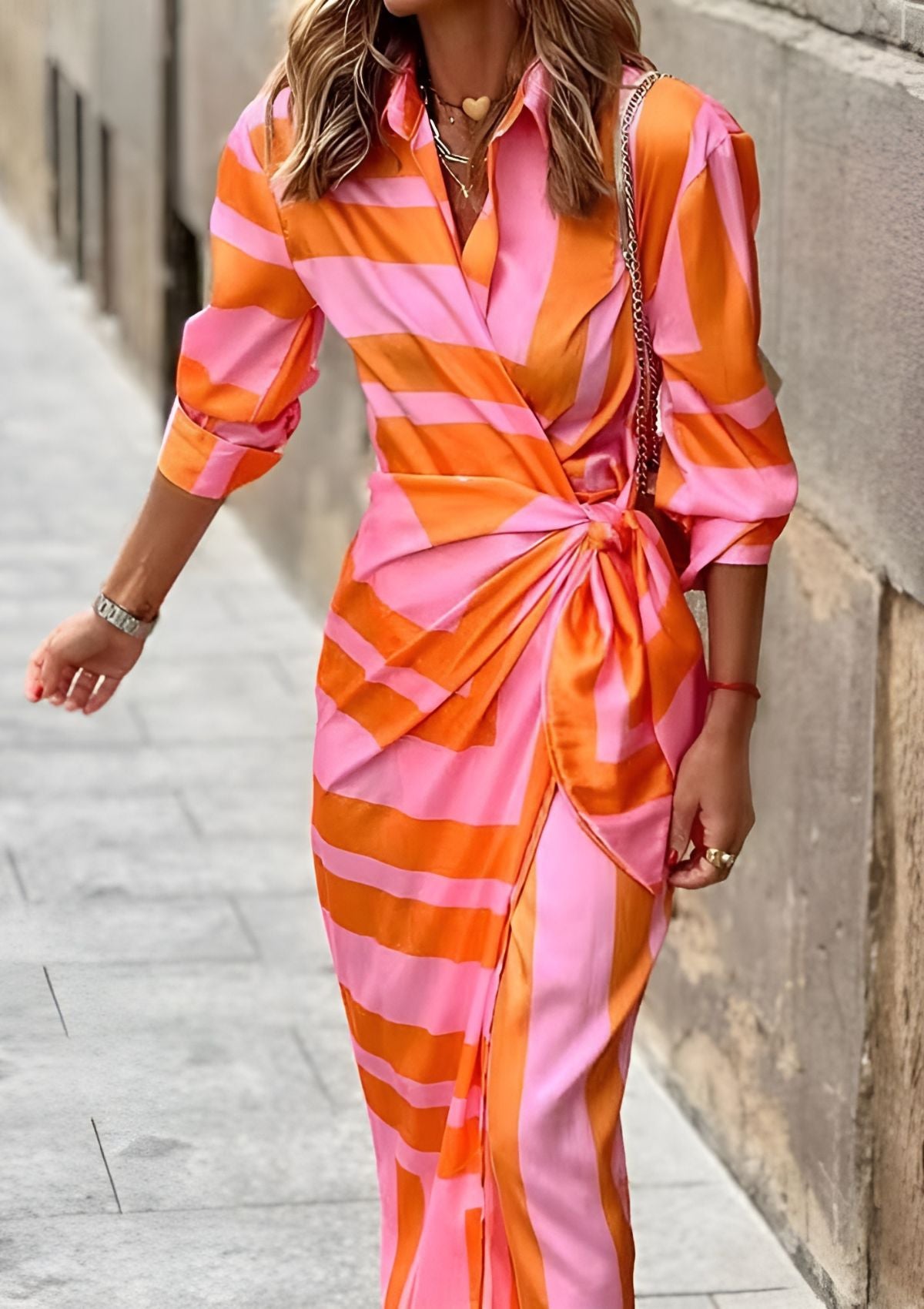 Sassa | Women’s Wrap Midi Dress