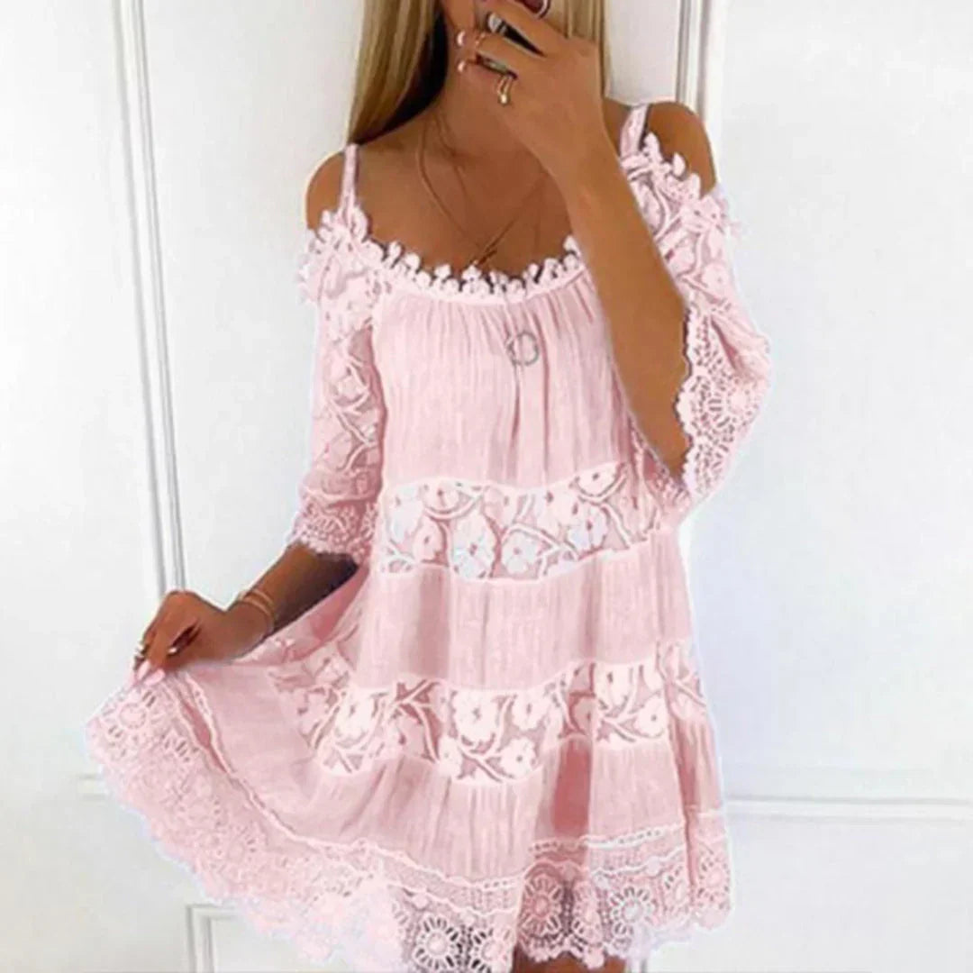 Maisie | Women’s Backless Crossover Straps Mini Summer Dress
