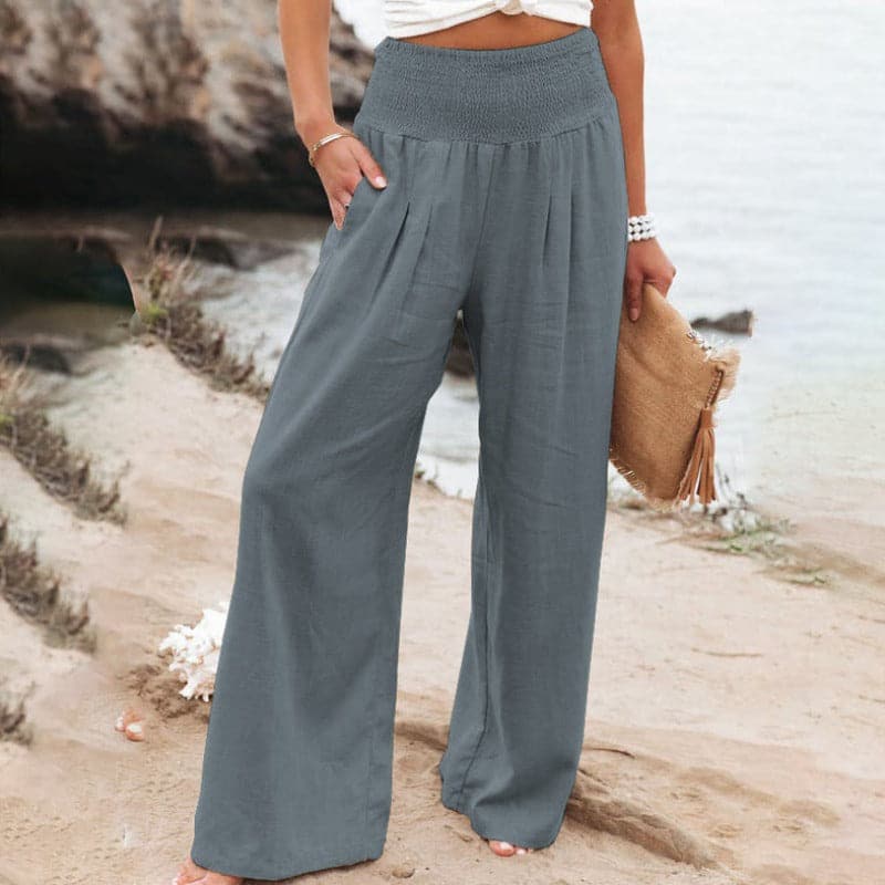 Amelie | Women's Smocked Draped Pants