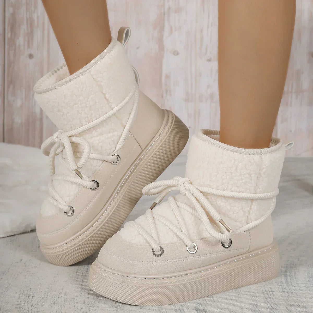 Malina | Women’s Ankle Lace Up Winter Boots