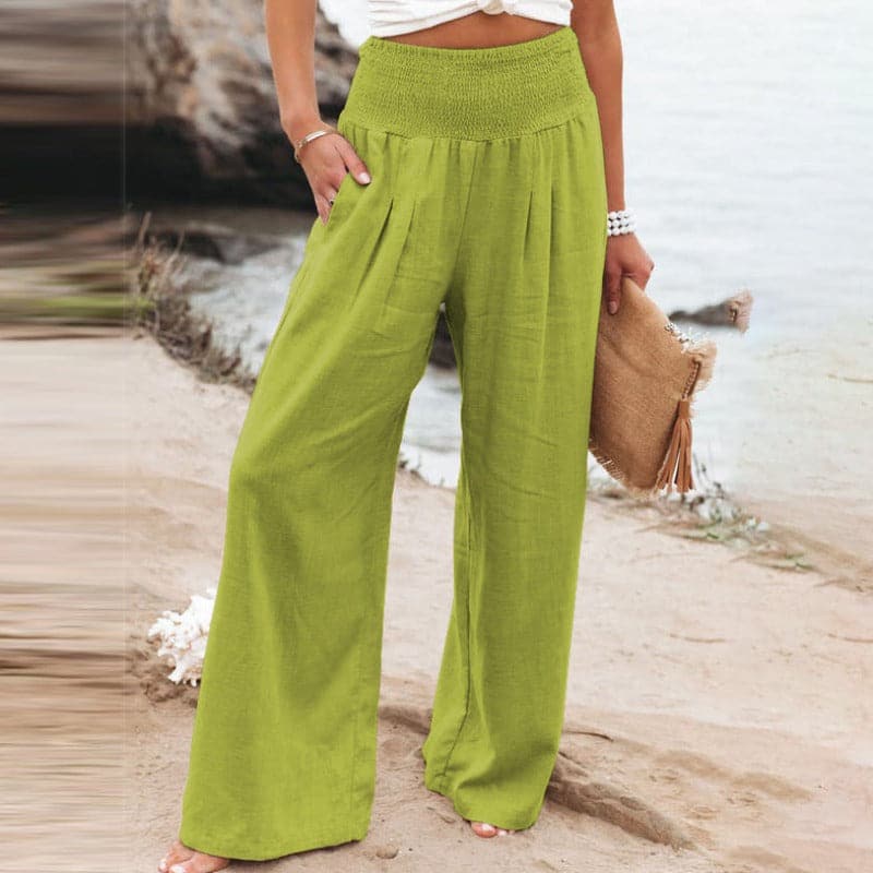 Amelie | Women's Smocked Draped Pants