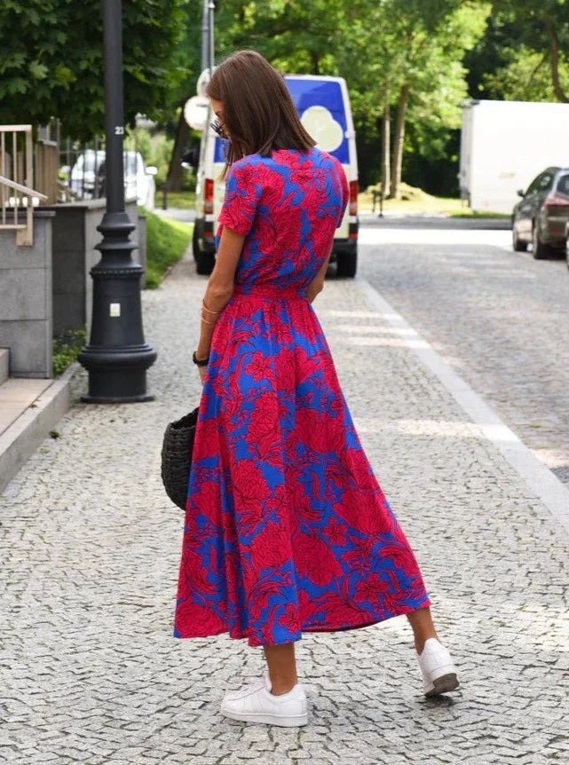 Perla | Women’s Floral Maxi Wrap Dress