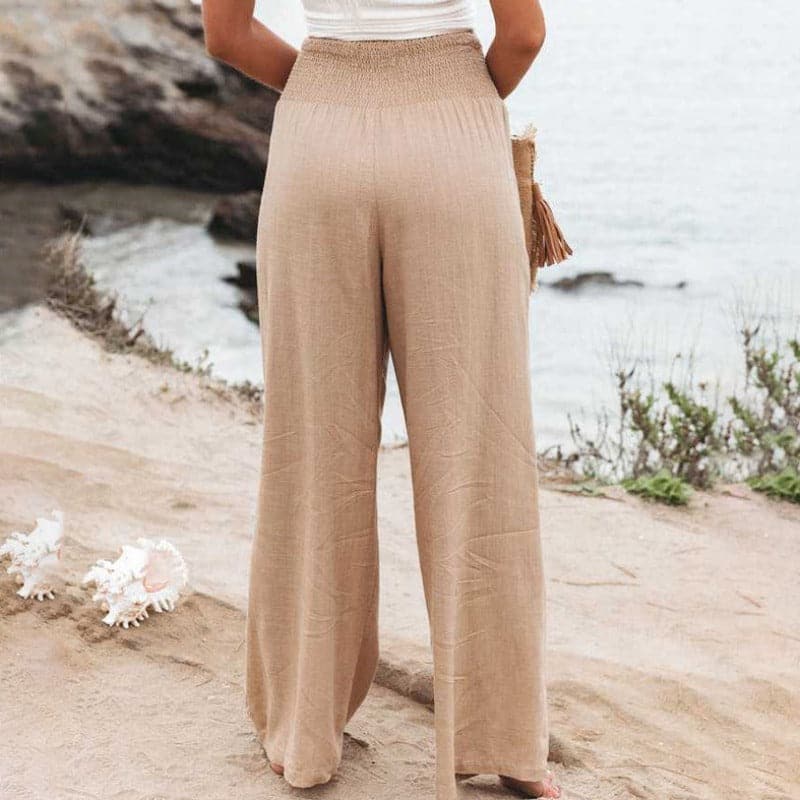 Amelie | Women's Smocked Draped Pants