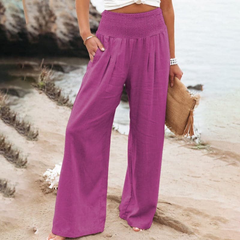 Amelie | Women's Smocked Draped Pants