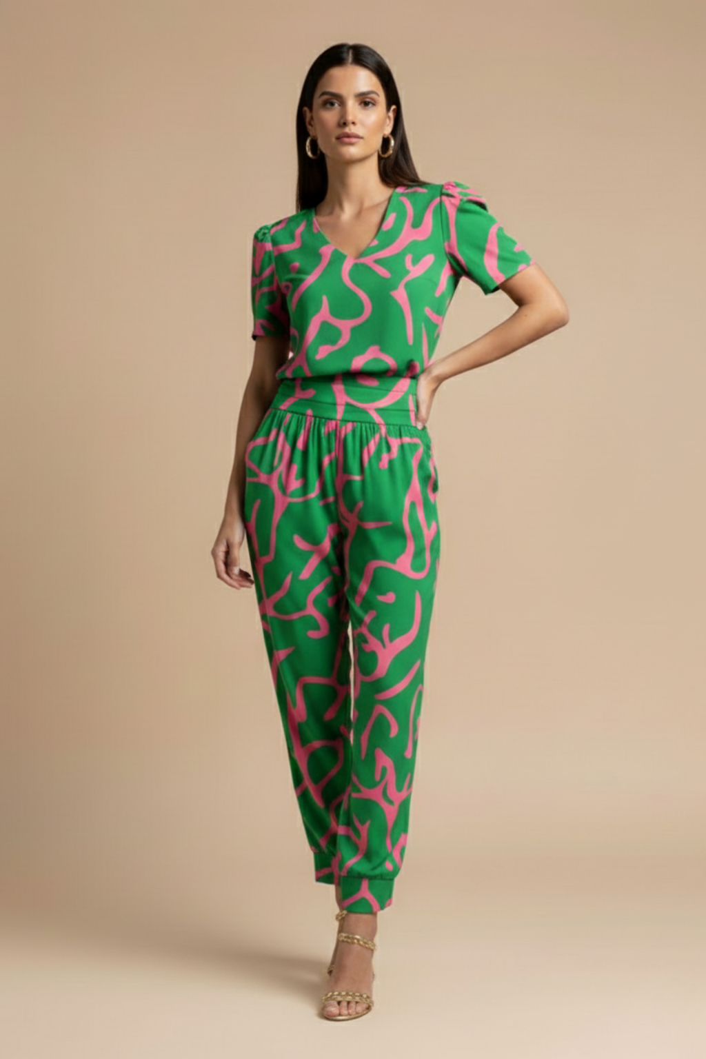 Agata | Women’s Blouse and Trousers Set