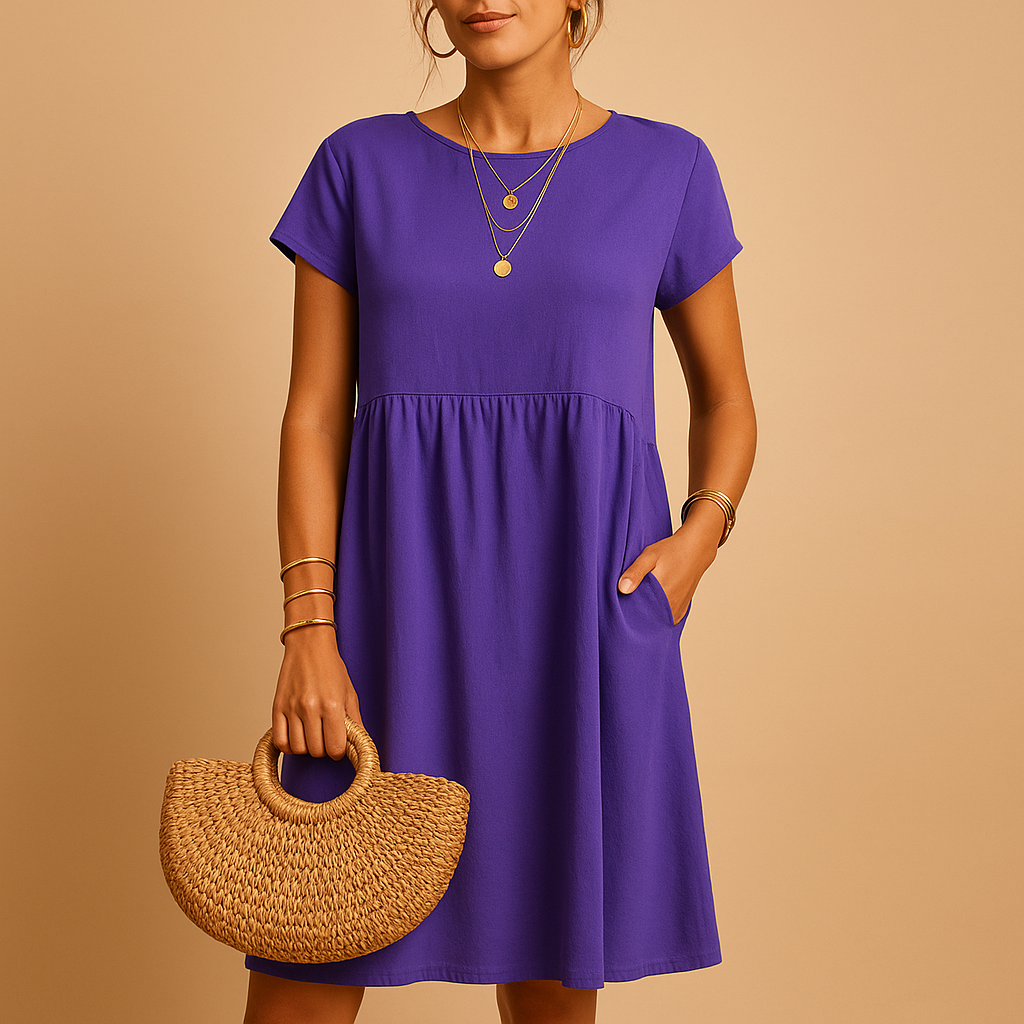 Eliza | Women’s Short Sleeve Mini Dress