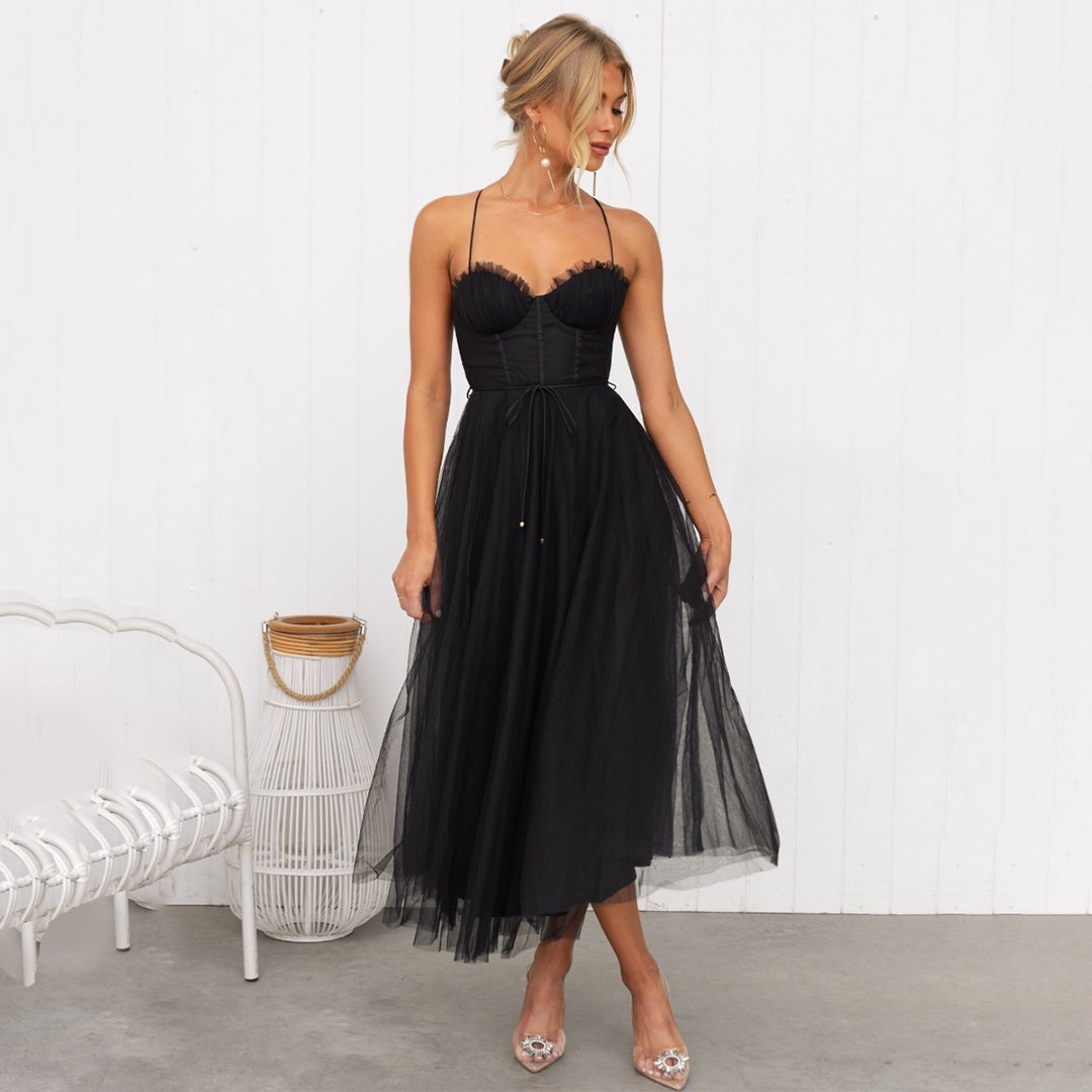 Celandine | Women’s Corset Top Maxi Dress