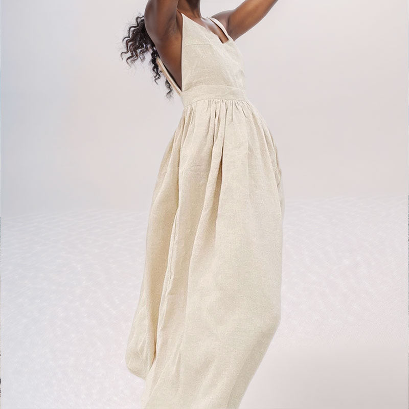 Eudora | Women’s Tie-Strap Maxi Dress