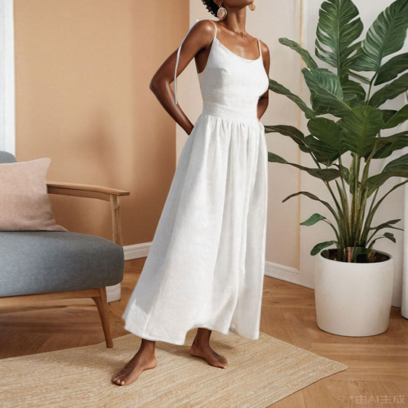 Eudora | Women’s Tie-Strap Maxi Dress