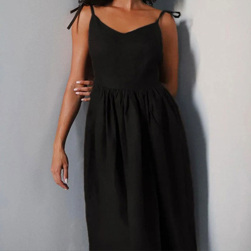 Eudora | Women’s Tie-Strap Maxi Dress