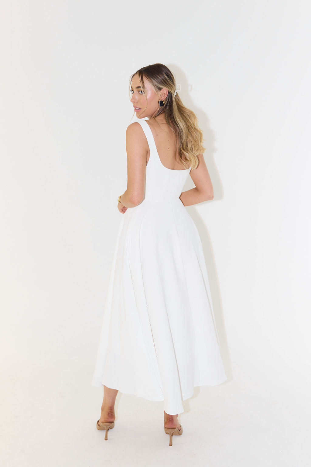 Edmée | Women’s Sleeveless A-line Maxi Dress
