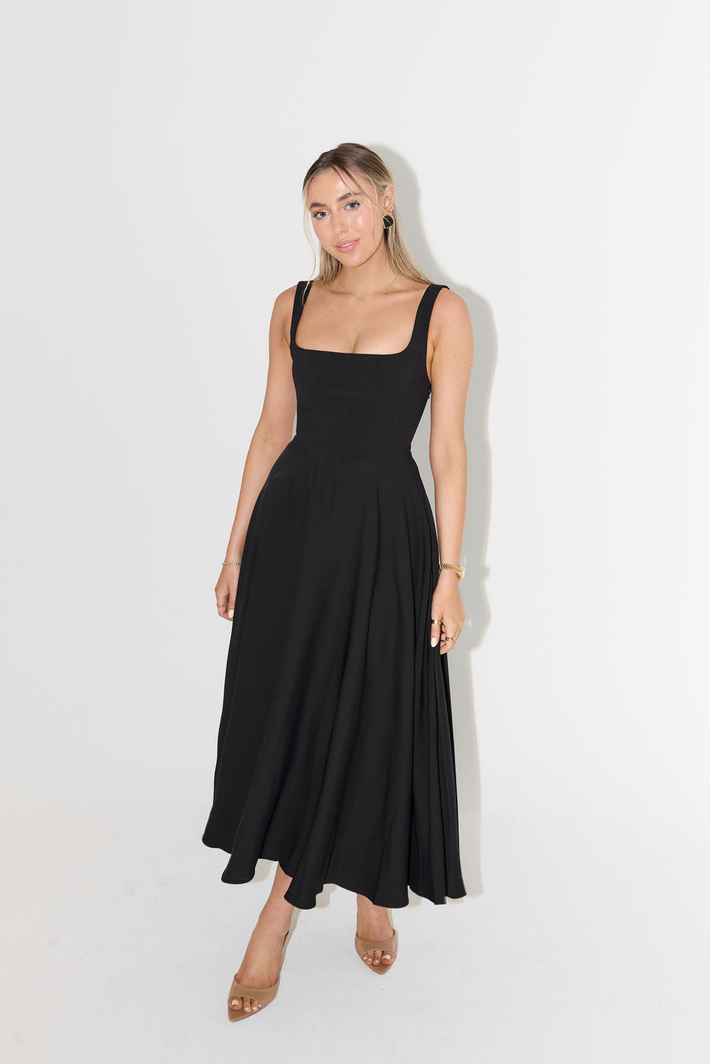 Edmée | Women’s Sleeveless A-line Maxi Dress