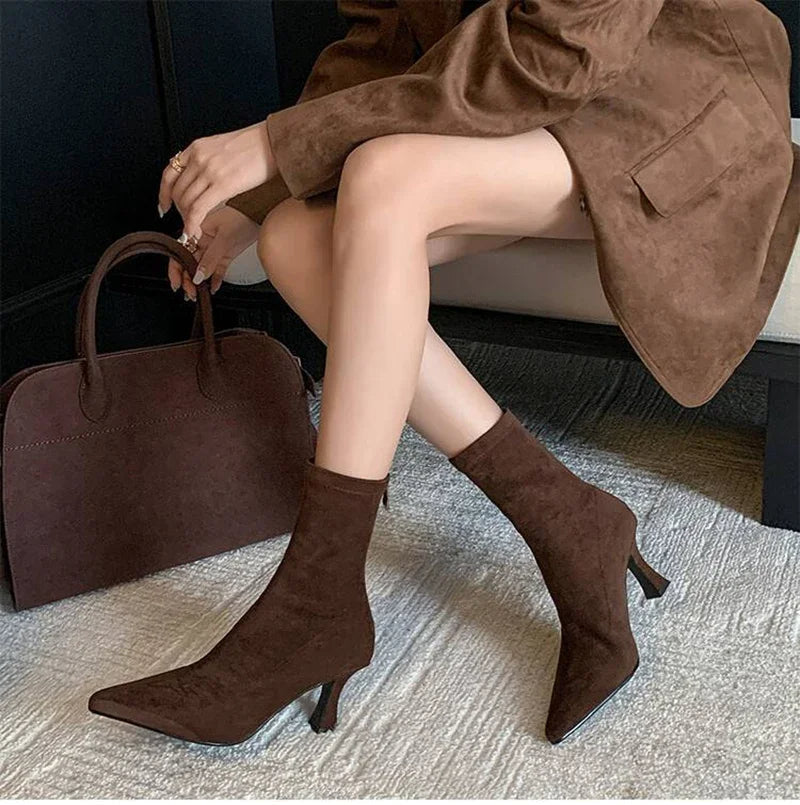 Boglarka | Women’s Heeled Ankle Boots