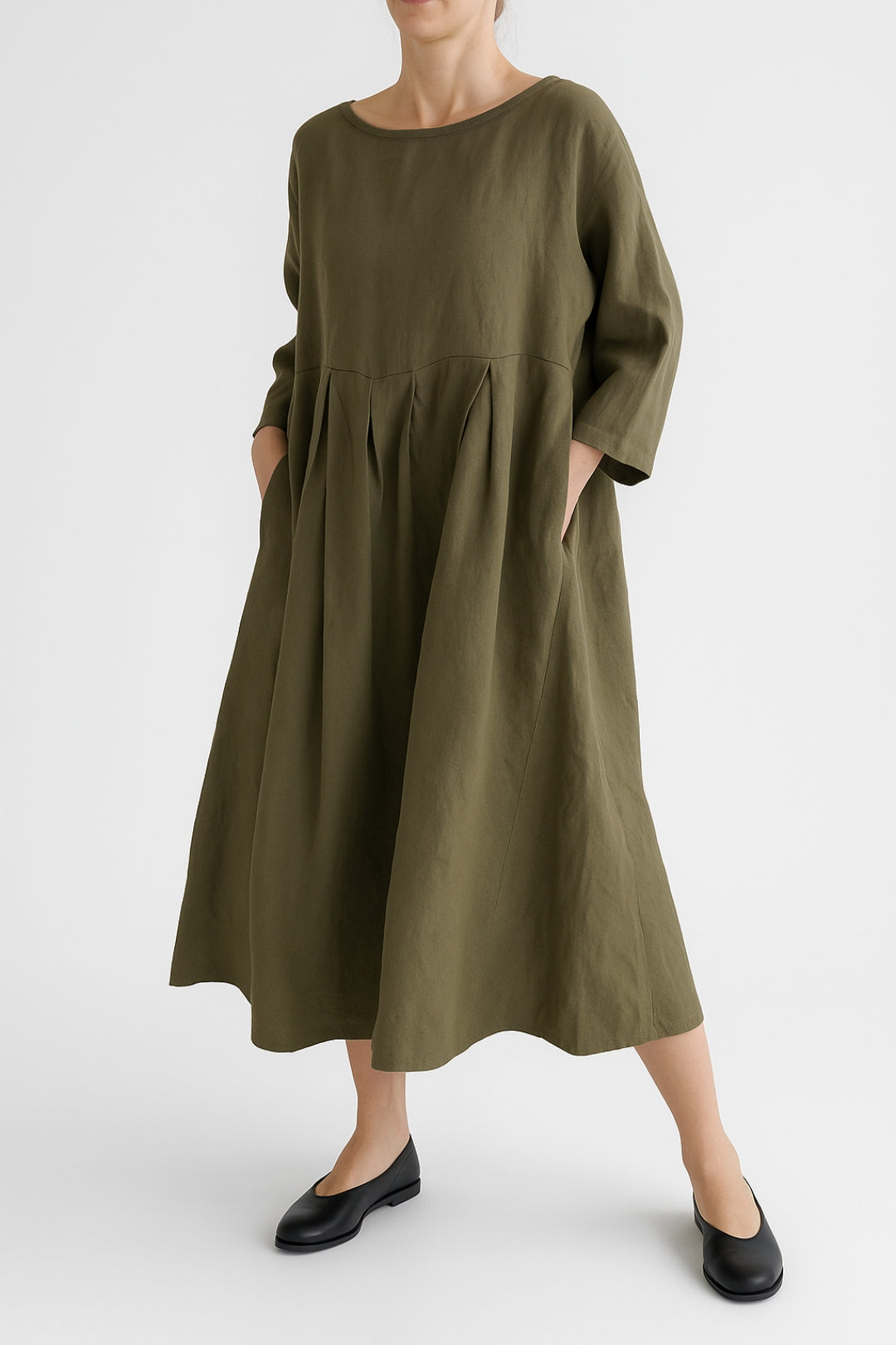 Dany | Women’s Pleated Midi Dress