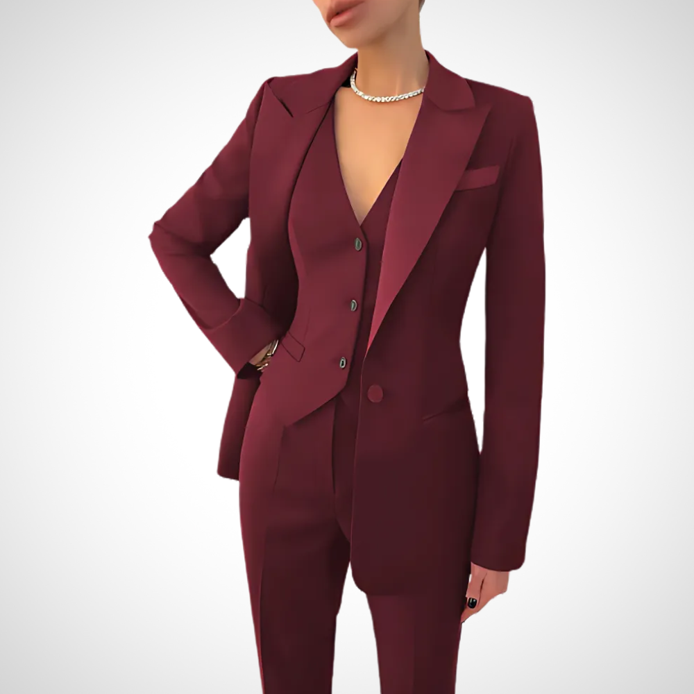 Elvira | Women’s Tuxedo-Style Three-Piece Suit