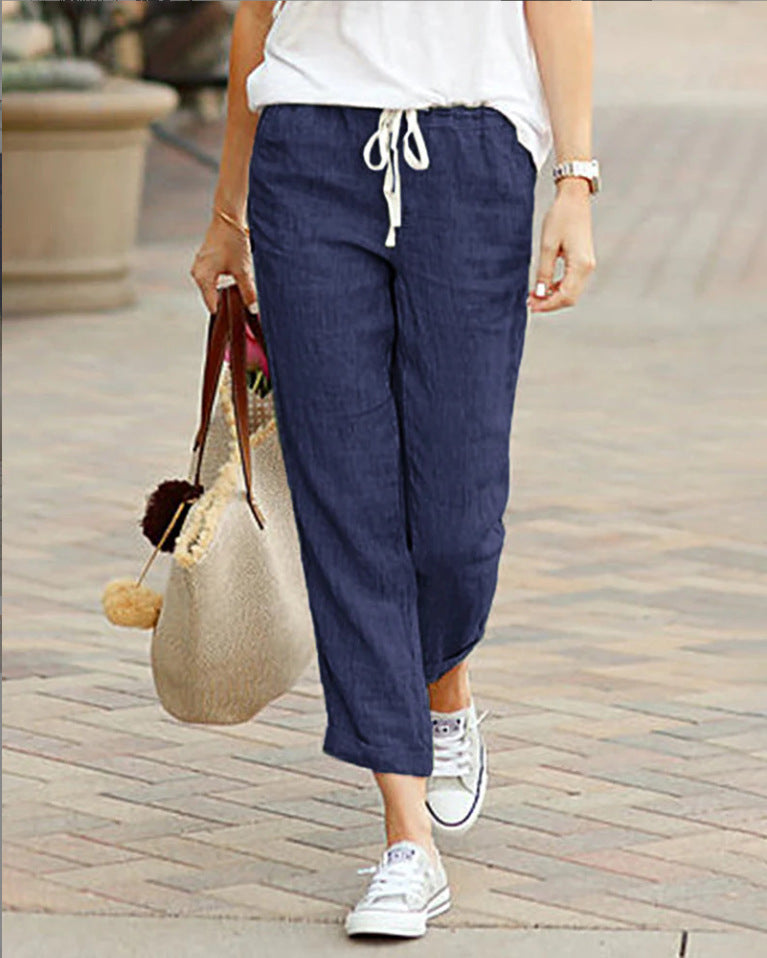 Madeline | Women’s Tulip Hem Lantern Trousers