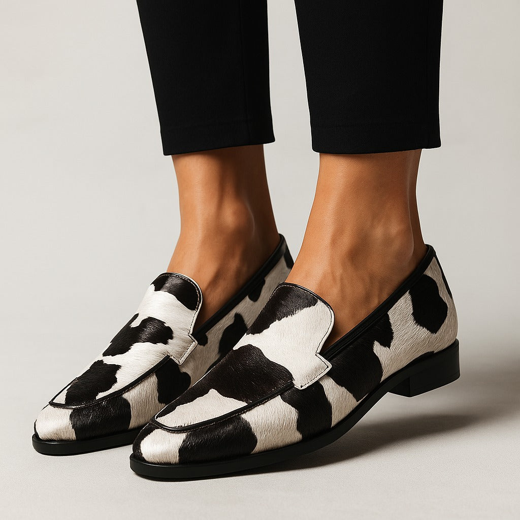 Animal Print Loafers