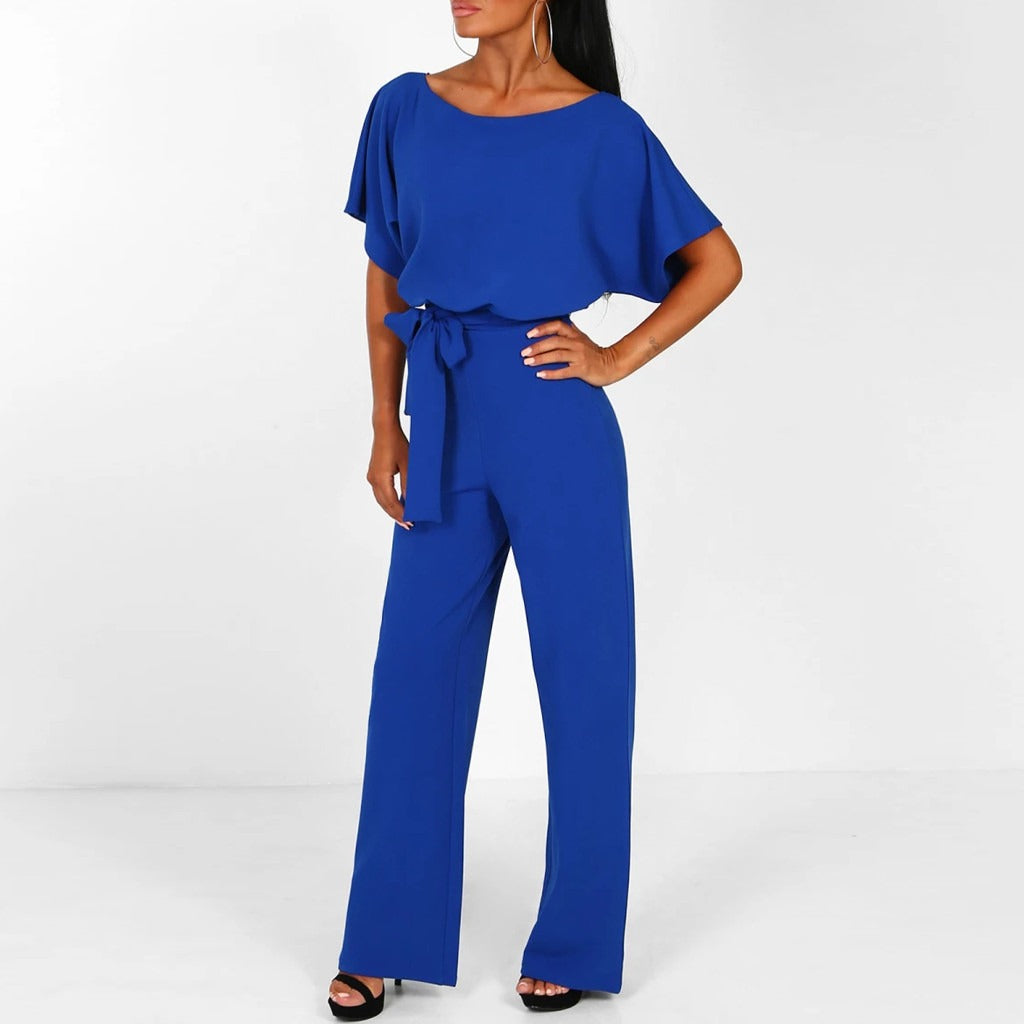 Imee | Women’s Tie-Front Batwing Jumpsuit