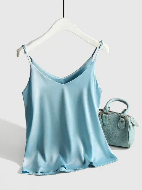 Sable | Women’s V Neck Spaghetti Strap Top