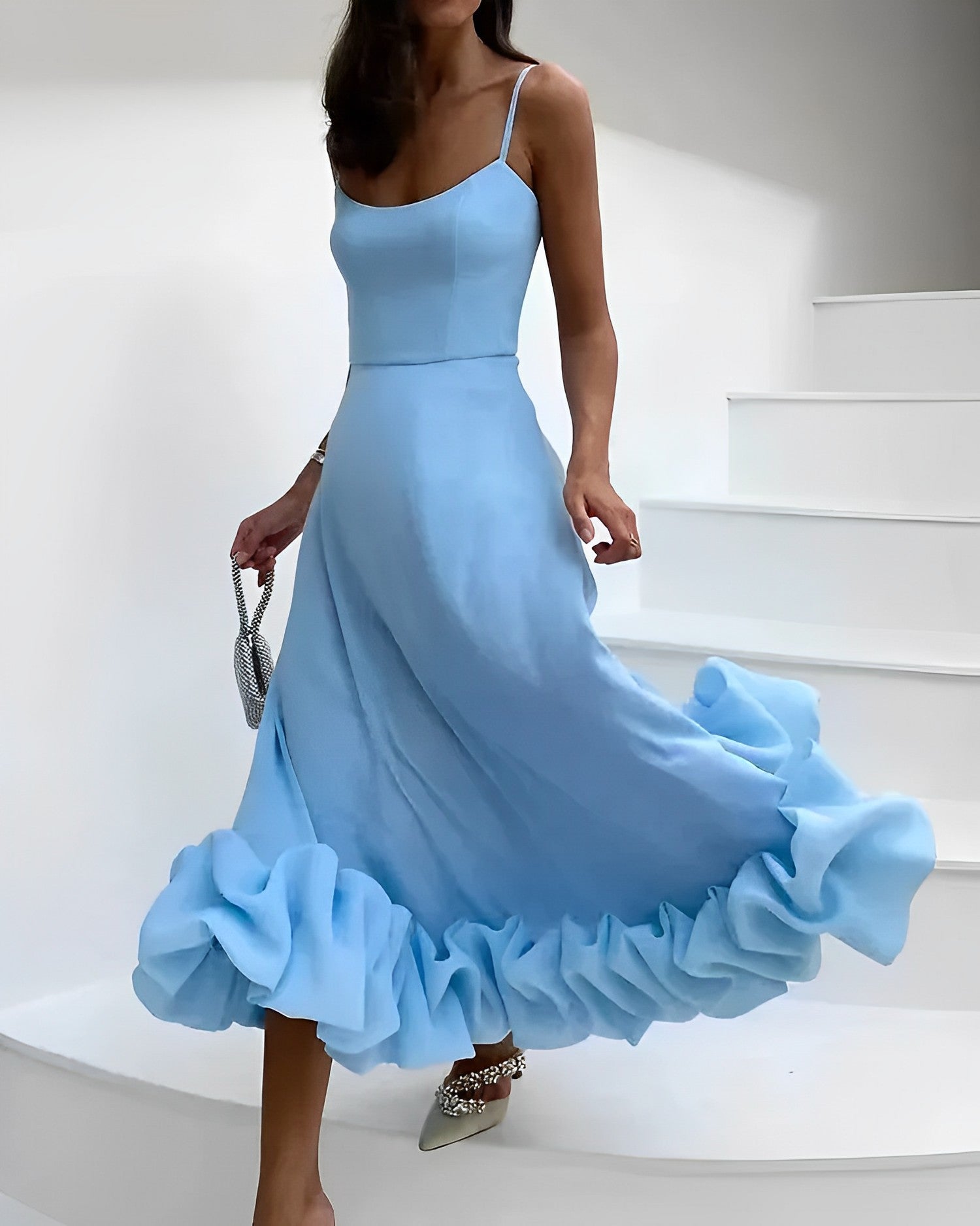 Lotta | Women’s Fitted Sleeveless Midi Dress