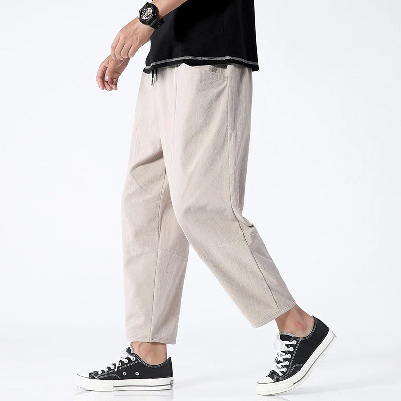 Baggy Wide Leg Pants - Khaki