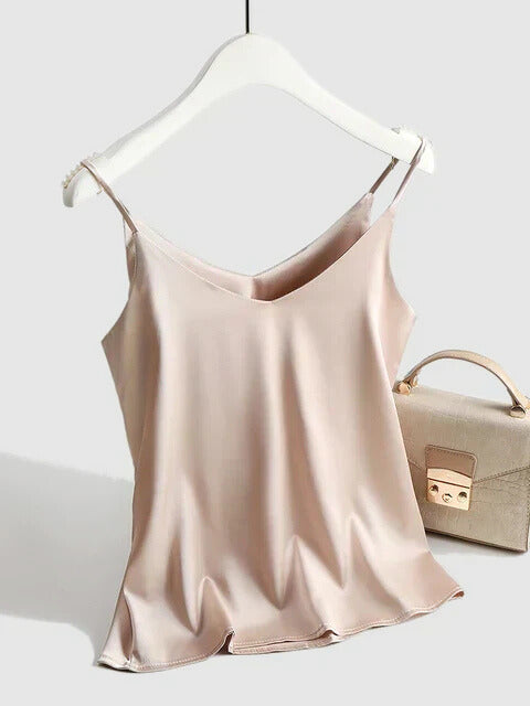 Sable | Women’s V Neck Spaghetti Strap Top
