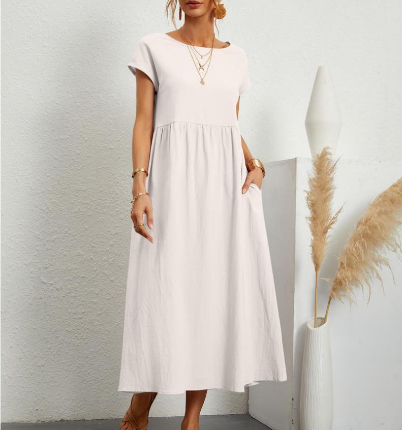 Esmeralda | Women’s Short Sleeve Midi Dress