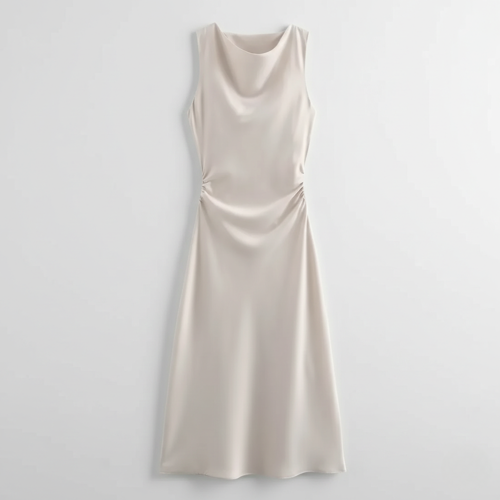 Karrie | Women’s Sleeveless Cocktail Midi Dress