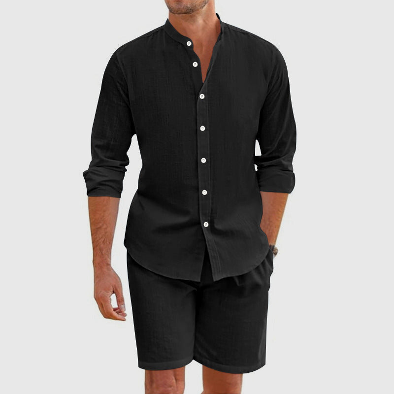 Rafael | Men’s Linen Long Sleeve Shirt Set