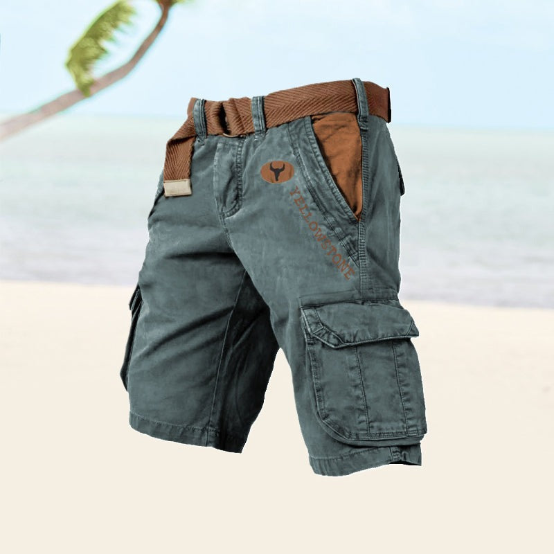 Casual Cargo Shorts - Blue