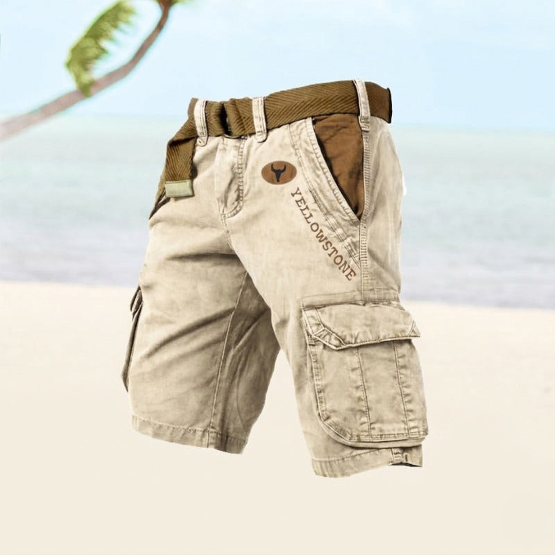 Casual Cargo Shorts - Khaki
