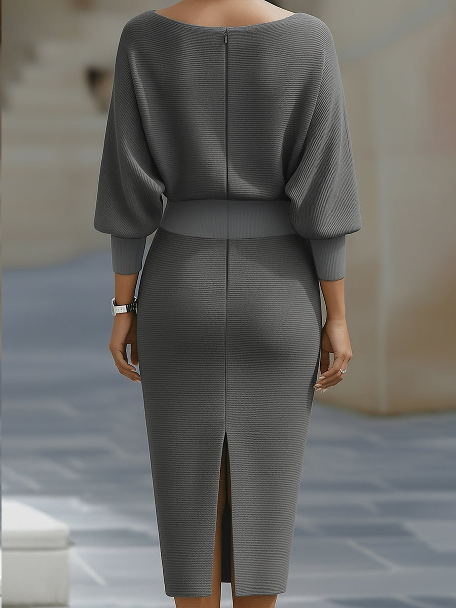 Bodycon Midi Sweater Dress