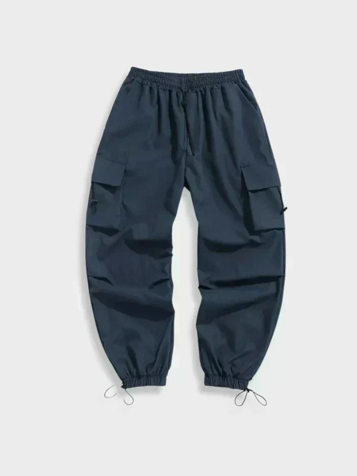 Harry | Men’s Adjustable Toggle  Wide Leg Cargo Pants