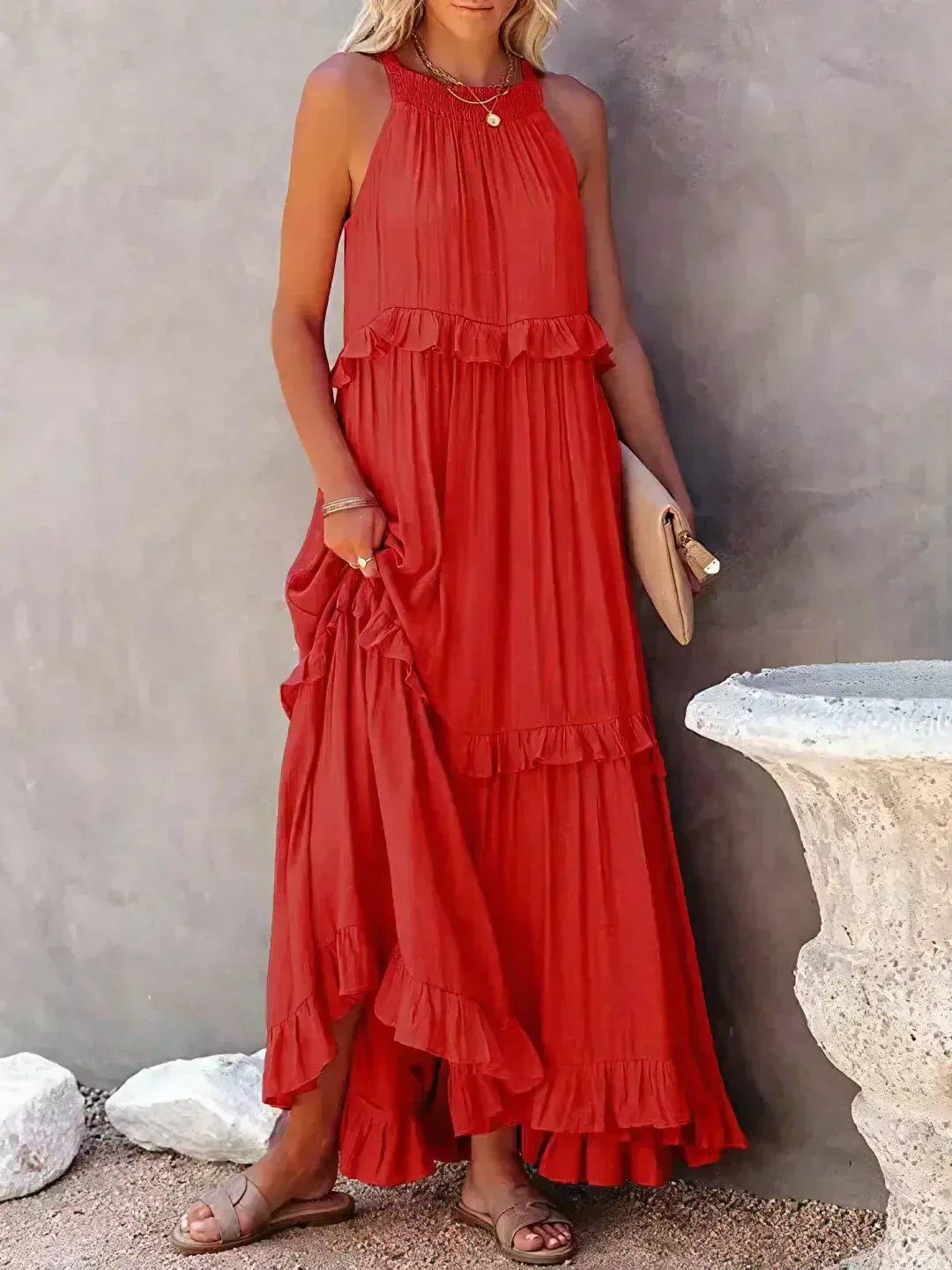 Kiersten | Women’s Sleeveless Maxi Dress