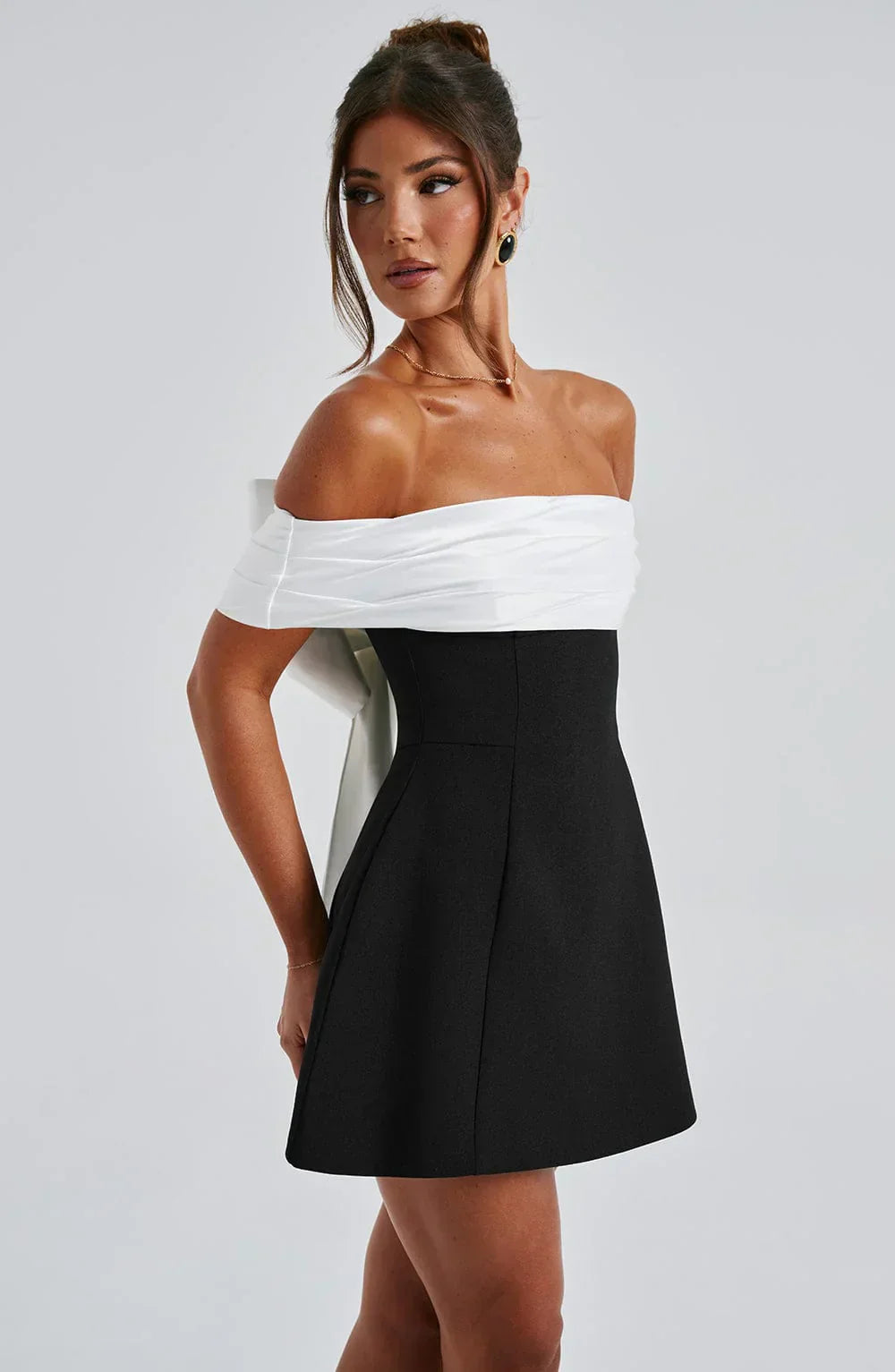 Amelia | Women’s Off-Shoulder Cocktail Mini Dress