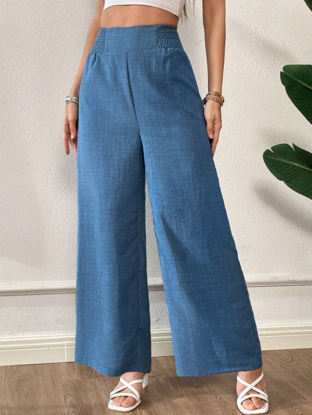 Elsie | Women's Smocked Paisley Pants