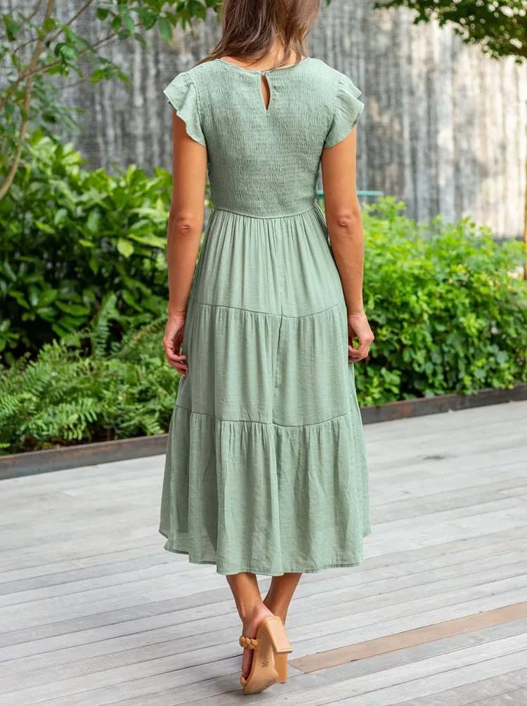 Jelena | Women’s Tiered Midi Dress