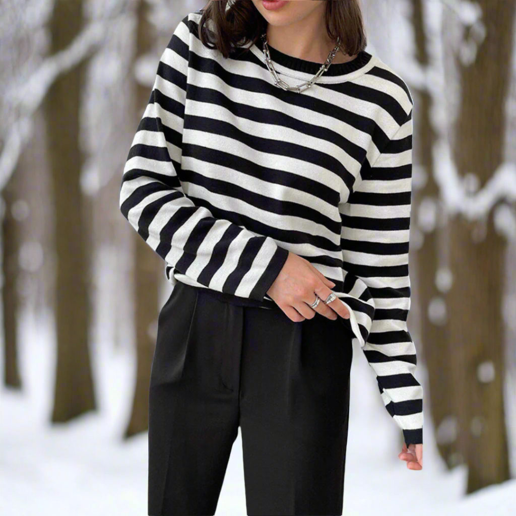 Dolores | Women’s Long Sleeve Striped T-shirt