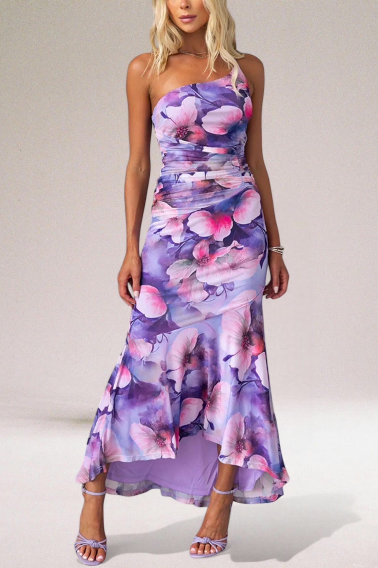 Lovisa | Women’s One Shoulder Floral Maxi Dress