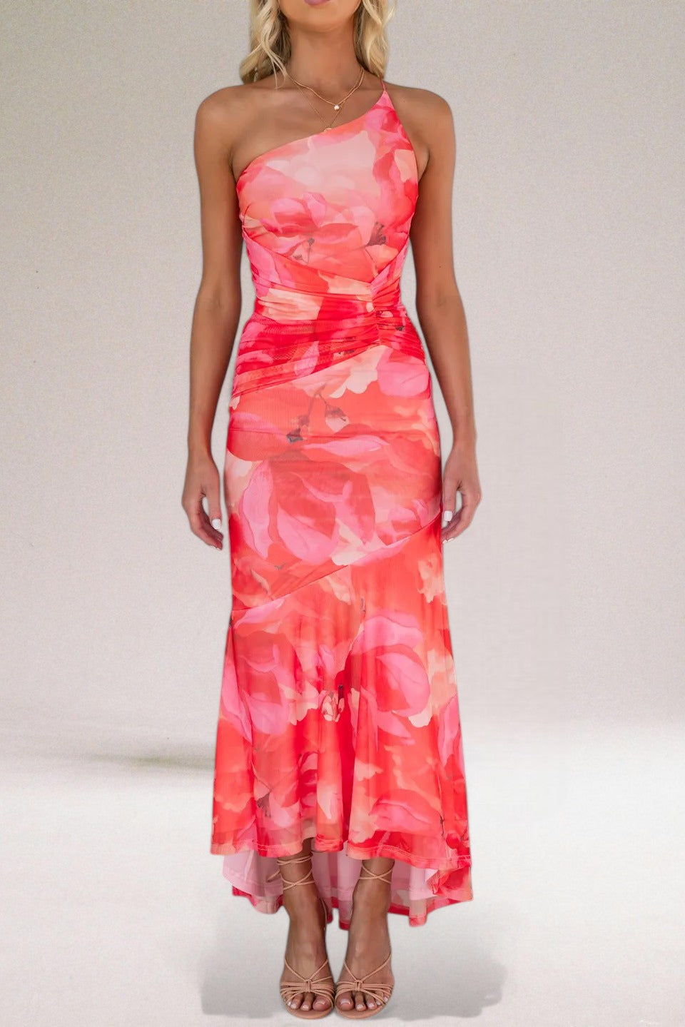 Lovisa | Women’s One Shoulder Floral Maxi Dress