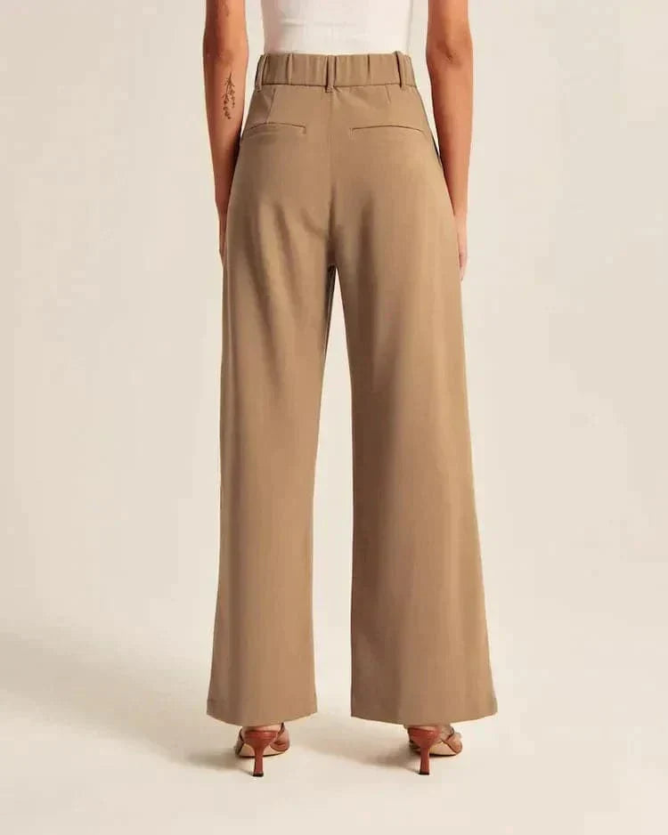 Maelle| Women's High-Rise Wide Leg Casual Pants