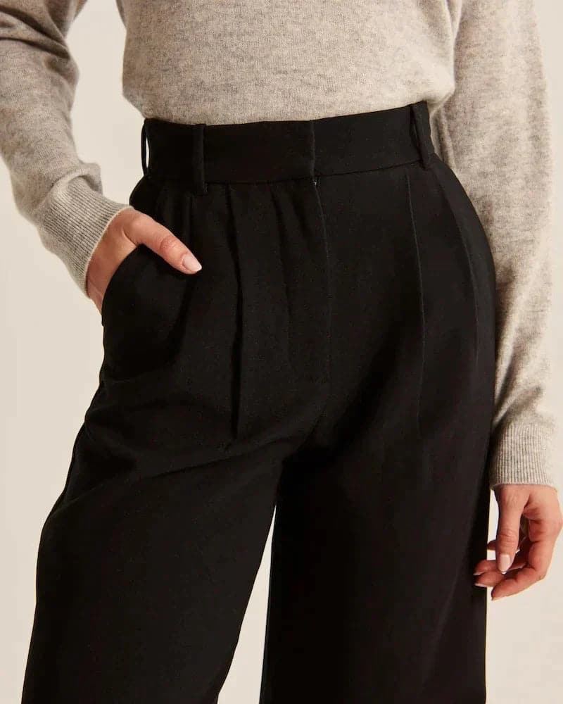 Maelle| Women's High-Rise Wide Leg Casual Pants