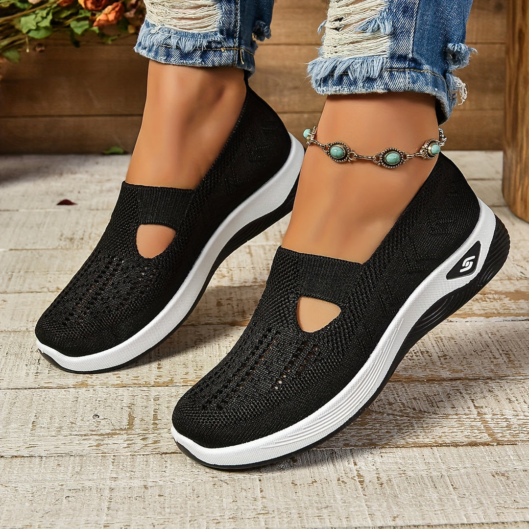 Solene | Women’s Flat Slip-On Knitted Orthopedic Sandal