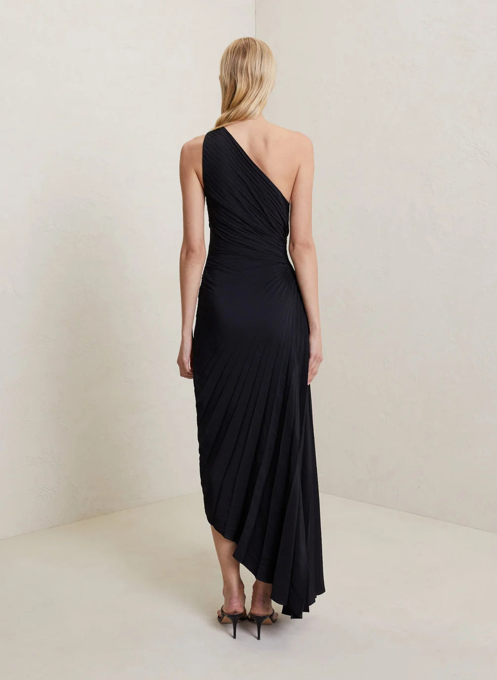 Inka | Women’s One-Shoulder Pleated Maxi Dress