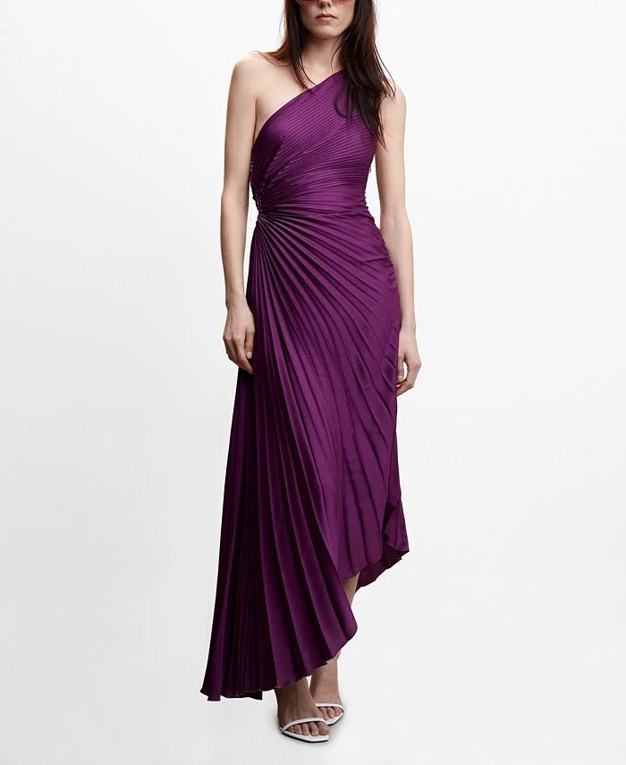 Inka | Women’s One-Shoulder Pleated Maxi Dress