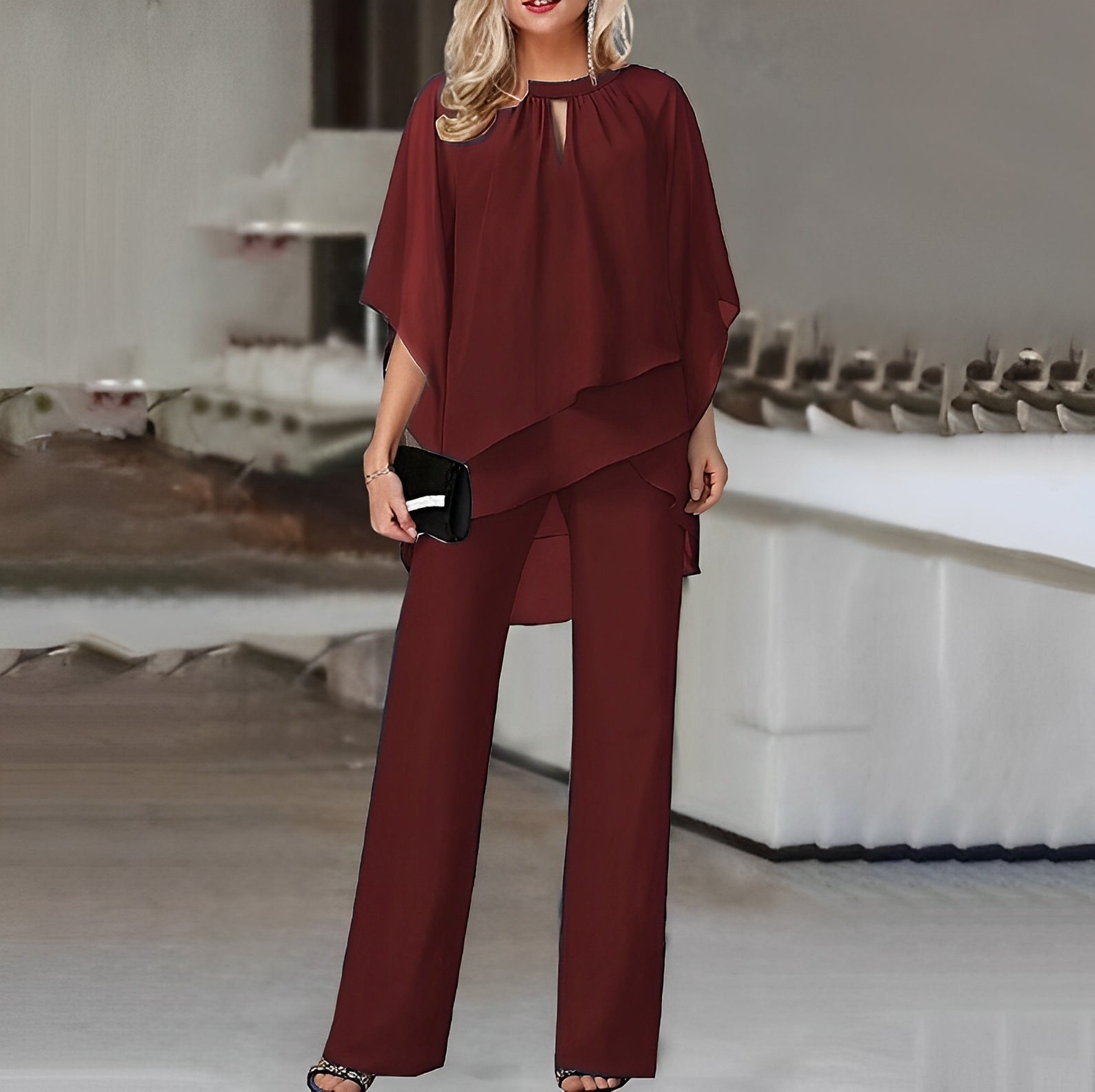 Liesbeth | Women’s Wide Leg Two-Piece Set